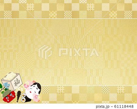 背景-節分-豆まき-恵方巻 背景-節分-豆まき-恵方巻 61118448
