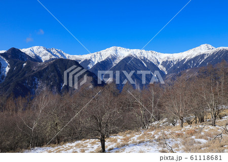 夜叉神峠　白峰三山 61118681