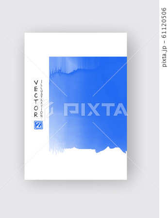 Watercolor color design banner. Vector abstract 61120506