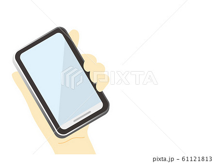 スマホを持つ手 61121813