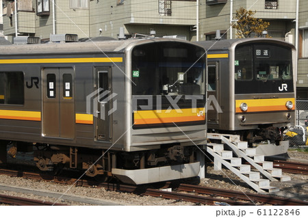矢向駅留置線の南武線205系 矢向駅留置線の南武線205系 61122846