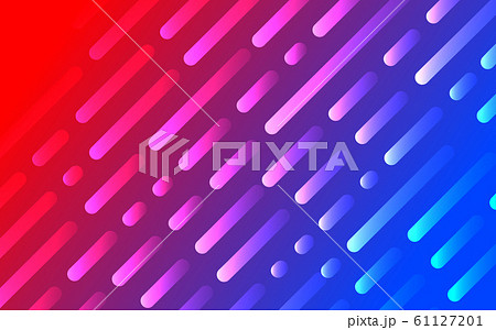 赤と青のネオンカラーグラデーションデジタル背景のイラスト素材