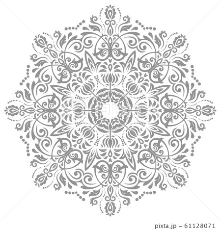 Pretty Round Snowflake 61128071