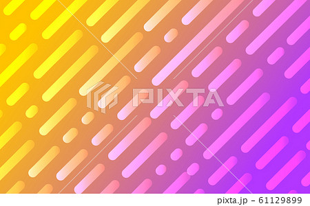 オレンジとピンクのネオンカラーグラデーションデジタル背景のイラスト素材