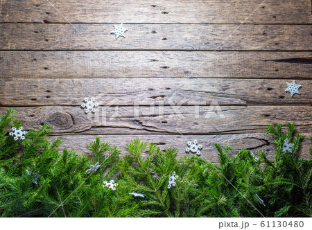 Holiday banner Green Christmas natural fir spruce Holiday banner Green Christmas natural fir spruce 61130480