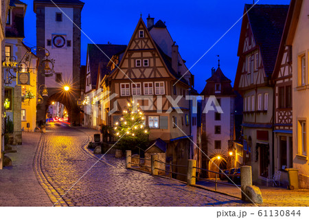 Rothenburg ob der Tauber. Old famous medieval city. Rothenburg ob der Tauber. Old famous medieval city. 61130844