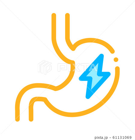 Upset Stomach Symptomp Of Pregnancy Vector Icon 61131069