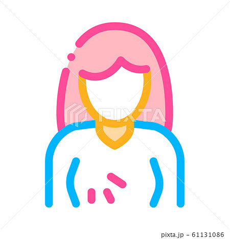Breast Swelling Symptomp Of Pregnancy Vector Icon 61131086