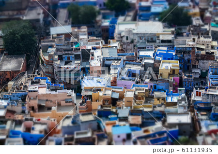 Tilt shift lens - Jodhpur ( Also blue city) is the 61131935