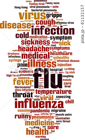 Flu word cloud 61132157