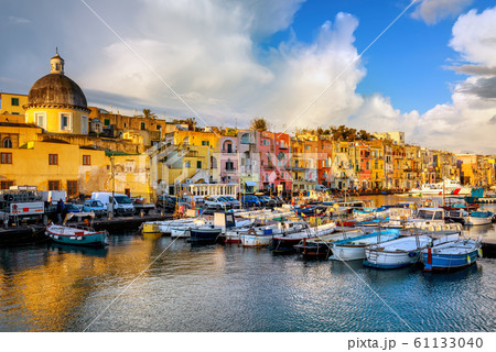 Port of Procida island, Naples, Italy Port of Procida island, Naples, Italy 61133040