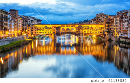 Ponte Vecchio bridge in Florence, Italy 61133082