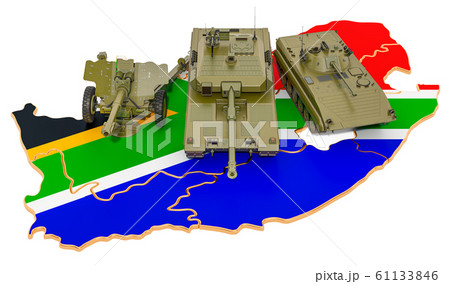 Combat vehicles on South African map 61133846