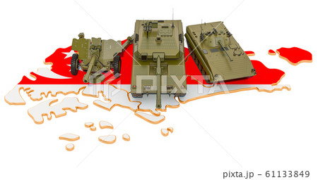 Combat vehicles on Singaporean map 61133849