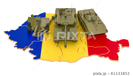 Combat vehicles on Romanian map 61133852