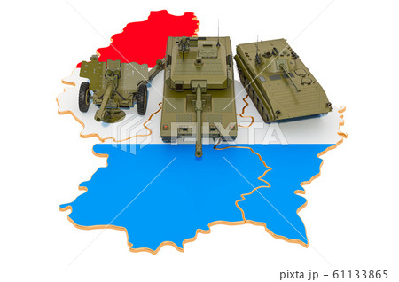 Combat vehicles on Luxembourgish map 61133865