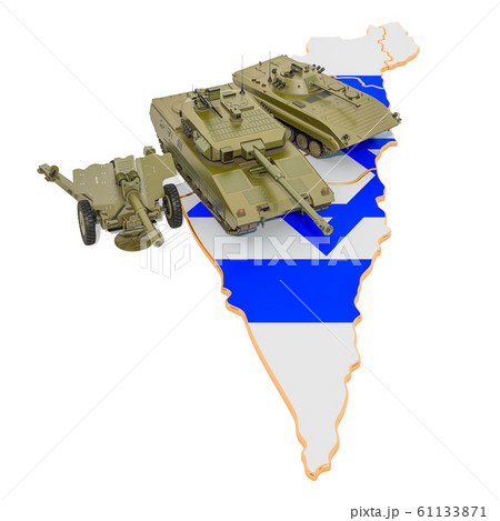 Combat vehicles on Israeli map 61133871