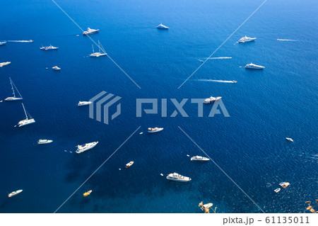 Yachts near island Capri Yachts near island Capri 61135011