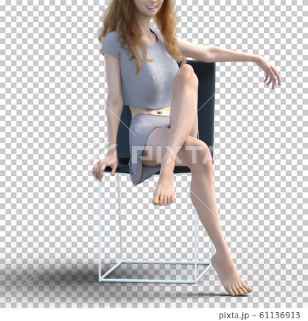 Beautiful leg female perming3DCG illustration - Stock Illustration  [61136913] - PIXTA