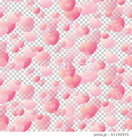 Fancy heart seamless pattern 3 pink - Stock Illustration [61140935] - PIXTA