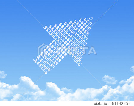 growth progress arrow graph cloud shape growth progress arrow graph cloud shape 61142253