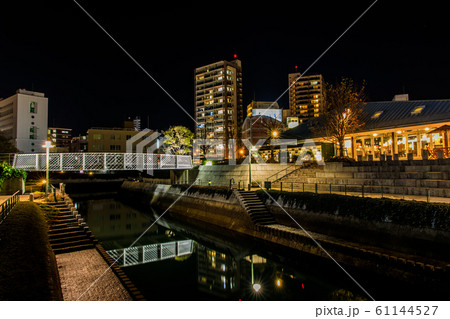 水辺の森公園の夜景(あじさいはし) 【長崎市】 水辺の森公園の夜景(あじさいはし) 【長崎市】 61144527