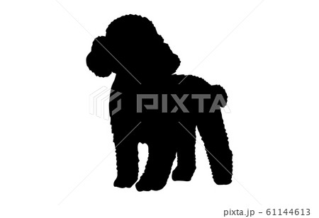 動物シルエットペットイヌ18 動物シルエットペットイヌ18 61144613