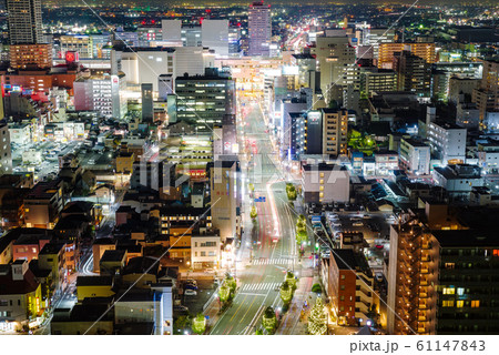 群馬県高崎市夜景 61147843