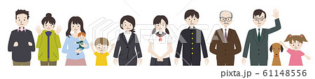 人物　複数　老若男女 61148556