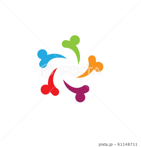 comunity people and busines logo vector 61148711