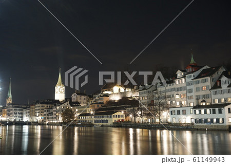 チューリヒの夜景 チューリヒの夜景 61149943