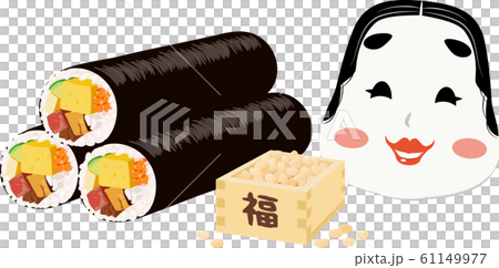 Mame Maki Ehomaki Okame Masu左面 Mame Maki Ehomaki Okame Masu左面 61149977