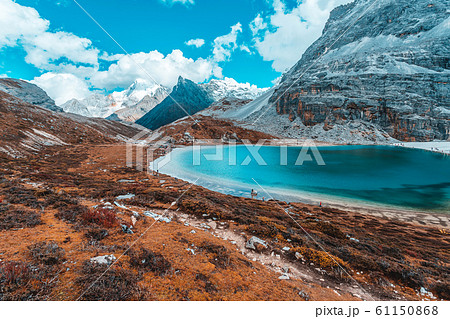 Milk lake at Doacheng Yading National park, Milk lake at Doacheng Yading National park, 61150868