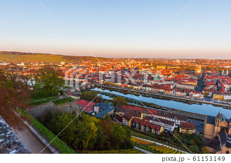 ドイツ の美しい古都　ヴュルツブルグ、Germany old city  Wurzburg 61153149