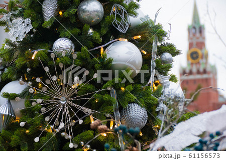 Christmas tree at the Kremlin in Moscow 61156573