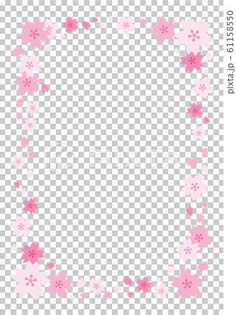 桜の花のフレーム 桜の花のフレーム 61158550