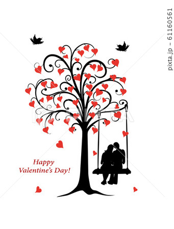 pair in love swinging on the seesaw 61160561