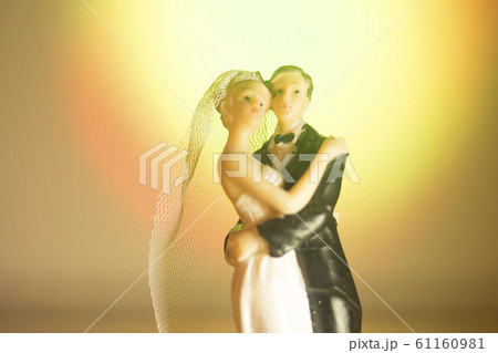 Wedding couple marriage dolls 61160981