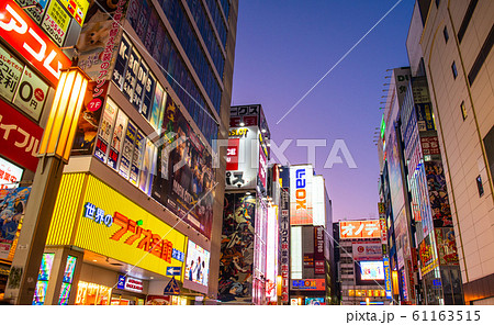 日本の東京都市景観　秋葉原・電気街などを望む（令和のお正月）＝1月5日撮影 61163515