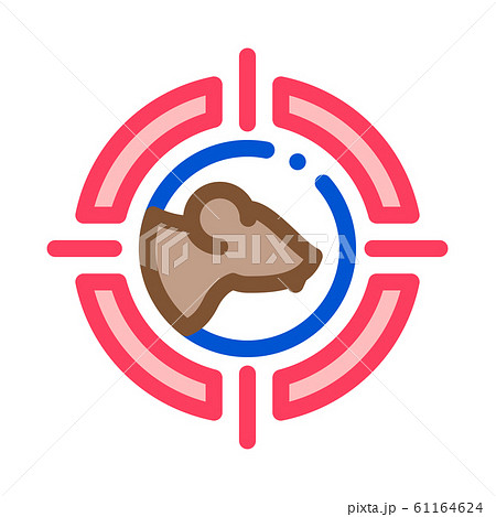 Mouse Target Icon Vector Outline Illustration Mouse Target Icon Vector Outline Illustration 61164624