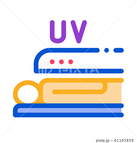 Tanning in Solarium Icon Vector Outline Illustration 61165859