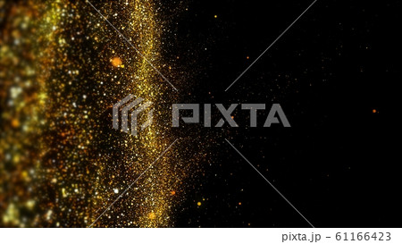 The golden dust spread like waves of water. A pile The golden dust spread like waves of water. A pile 61166423