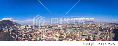 Large panorama with a view from the height Large panorama with a view from the height 61169575