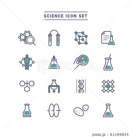 SCIENCE ICON SET 61169834