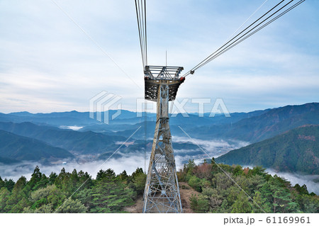 【太龍寺ロープウェイからの雲海】 徳島県那賀郡那賀町和食郷田野 61169961