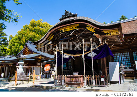 山梨県甲府市 武田神社　拝殿 61172563