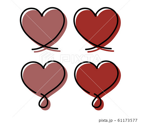 シンプルなハート/バレンタイン シンプルなハート/バレンタイン 61173577