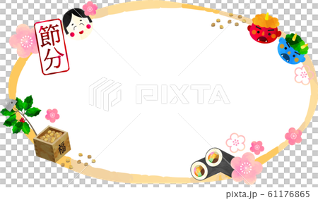Frame_Frame_Setsubun_Demon_Ehomaki_Fukuzume_Evil_Cook_Sardine Hiiragi_Mask_Set_Sho_Roasted Bean_Illustration 61176865