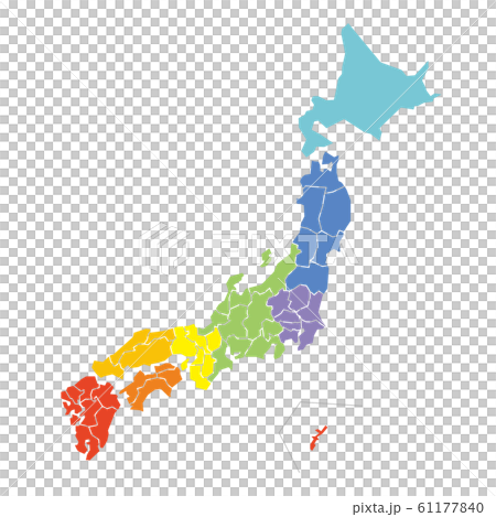 日本地圖 日本地圖 61177840