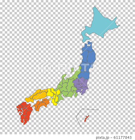 Map Of Japan Stock Illustration